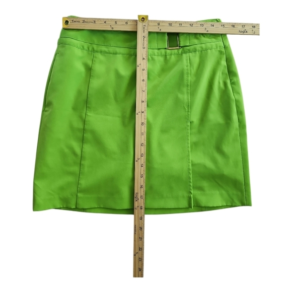 EP Pro Lime Green Golf Skort Size 4 | Stretch Performance Skirt - Picture 5 of 7